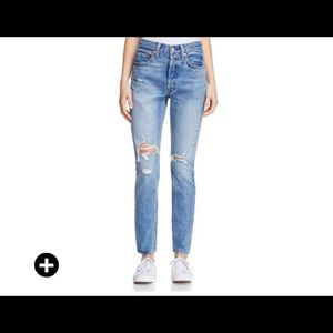 Levis 501 skinny jeans in Old Hangout